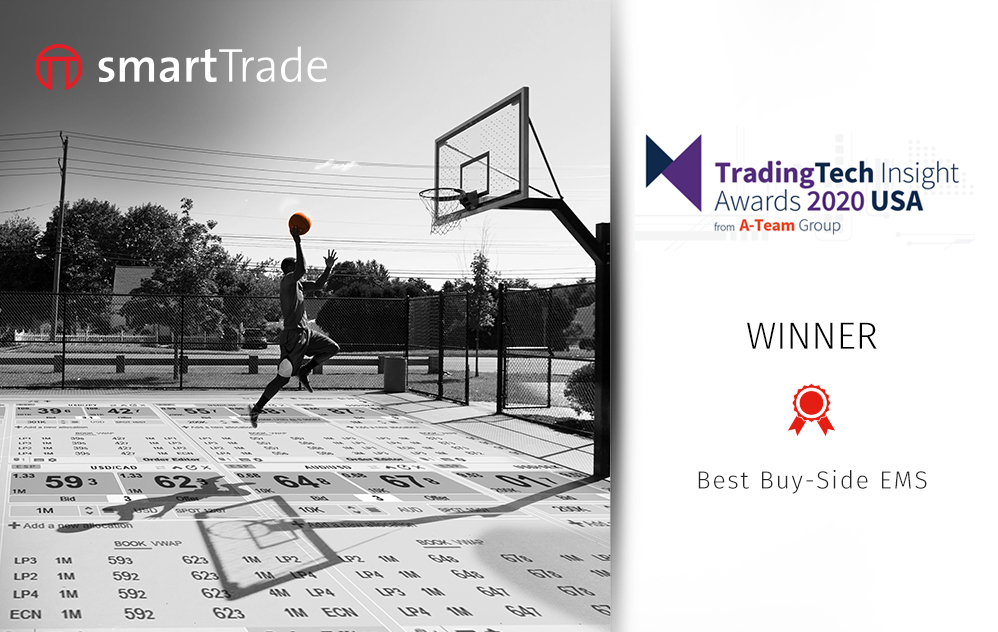 smartTrade awarded for the second consecutive year Best Buy-Side EMS at TradingTech Insight USA Awards 2020